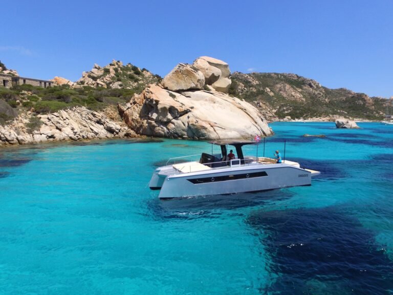 Seaside power catamarans are always the best solution, safe and with italian design