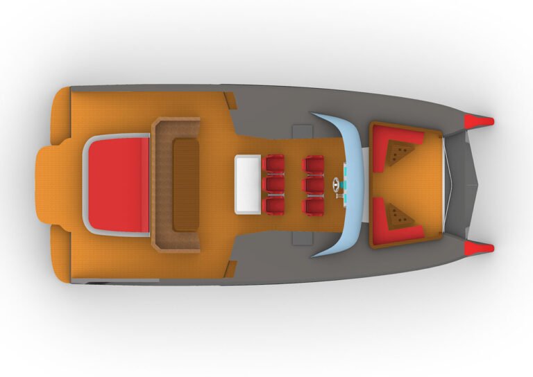 power catamaran ss-12 open